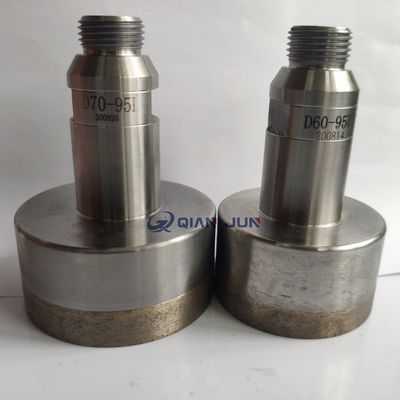 Sintered Drilling Tool Diamond Core Drill Bits 60 mm Thread Shank Diamond Core Drill Bit For Glass ceramic tile