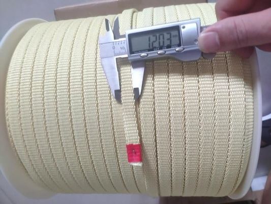Flat Aramid Kevlar Rope 12*4mm
